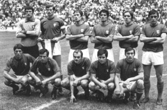 老照片-1970年世界杯 意大利第三次逼近雷米特