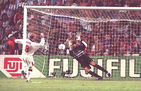 老照片-1998世界杯 巴蒂遭遇点球滑铁卢_老照