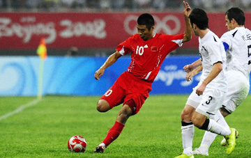 الصين تتعادل مع نيوزيلندا 1-1 في منافسات كرة القدم الاولمبية