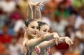 图文-奥运会花样游泳自由自选预赛 韩国选手亮相