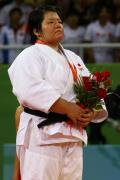 图文-女子柔道78公斤以上级 日本选手获得银牌