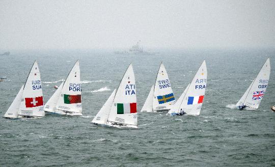 图文-帆船男子龙骨艇星级英国夺冠 逐渐分出先后