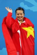图文-陈燮霞摘北京奥运中国首金 微笑写在脸上
