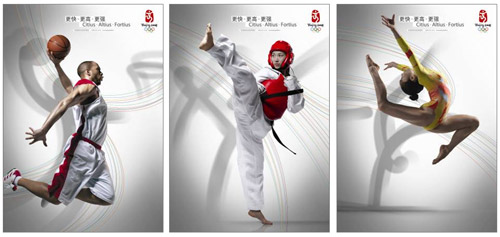 Photo: Beijing 2008 Olympic Games posters