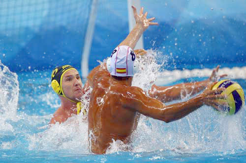 Photos: Water Polo prelim between Spain and Australia