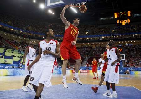 Photo: Yao Ming scores 30 points for China's win over Angola