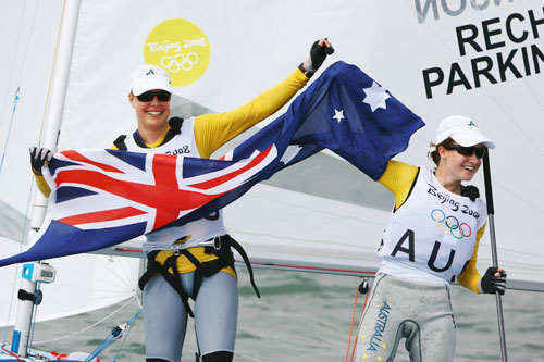 Photo: Australia wins Sailing Women's Two Person Dinghy