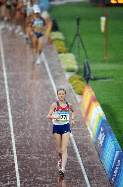 Photos: Russian Olga Kaniskina wins Women's 20km Walk gold