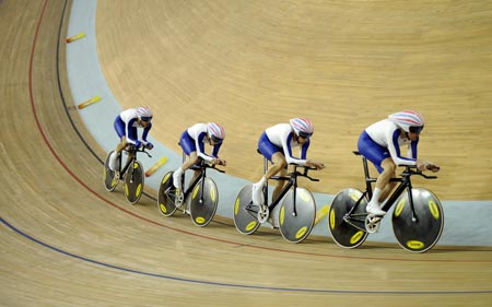 British cyclists stun the world at Beijing Games