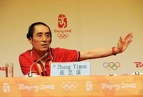 Zhang Yimou, director de JJOO, estuvo nervioso durante toda la ceremonia inaugural 