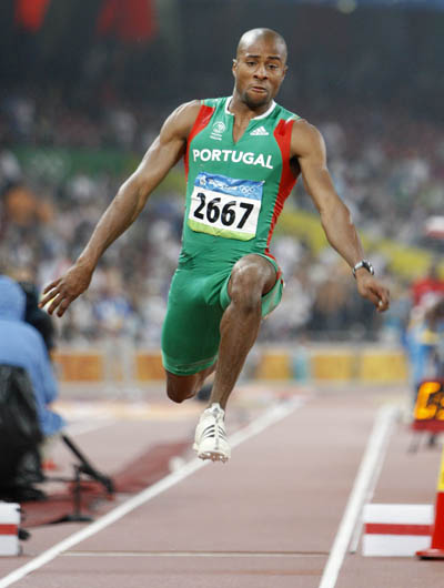 Triple saut (H) : Evora pour la première médaille d'or du Portugal