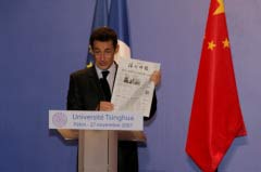Sarkozy zu Sommerspielen in China