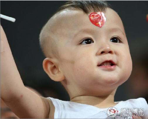 Kleine Zuschauer bei den Olympischen Spielen 2008