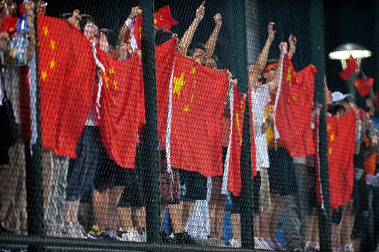 图文-奥运曲棍球精彩瞬间回顾 中国观众助威无阻
