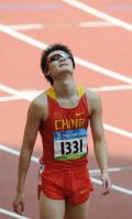 图文-奥运会男子200米预赛 张培萌比赛结束