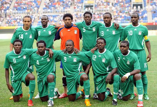 图文-[男足]尼日利亚2-1日本 尼日利亚首发11人