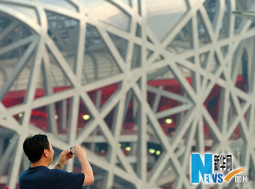 北京奥运开幕式最后一次彩排吸引9万观众(组图)