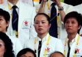 图文-各国奥运代表团举行升旗仪式 中国香港代表团