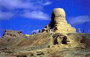 新疆喀什市旅游景点莫尔佛塔：一座古代佛教遗迹