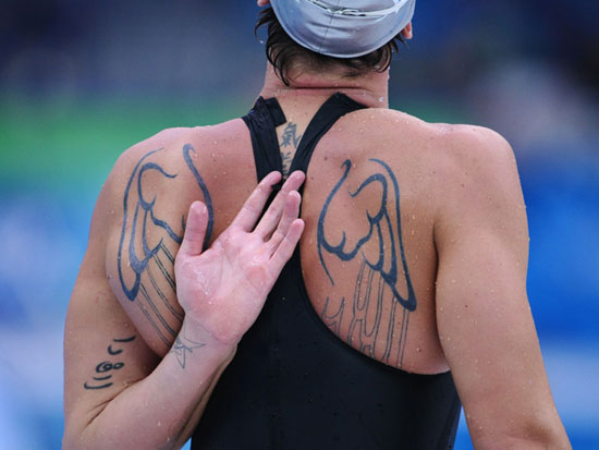 图文-奥运赛场性感Tattoo 天使在人间