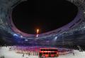 图文-北京奥运会闭幕式 伦敦公交车如期亮相现场