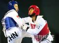 图文-北京奥运会跆拳道赛况精彩回顾 揣到了要害处