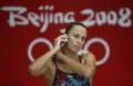 图文-美国游泳队新一天备战训练 阿曼达不忘打电话