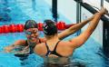图文-女子100米仰泳决赛 考芙琳仍难掩兴奋