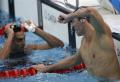 图文-菲尔普斯夺男子100米蝶泳金牌 这就是实力