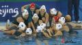图文-女子水球三四名决赛 澳大利亚队员庆祝获胜