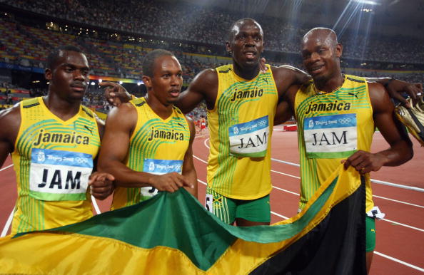 图文-牙买加刷新4x100纪录 牙买加拿到冠军