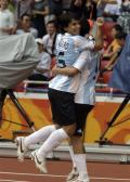 图文-男足决赛阿根廷1-0尼日利亚 阿根廷球员庆祝
