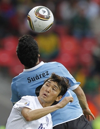 韩国延续对阵南美糟糕战绩 负乌拉圭未能杀入