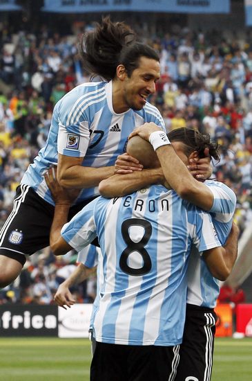 图文-[世界杯]阿根廷VS尼日利亚 感谢贝隆助攻