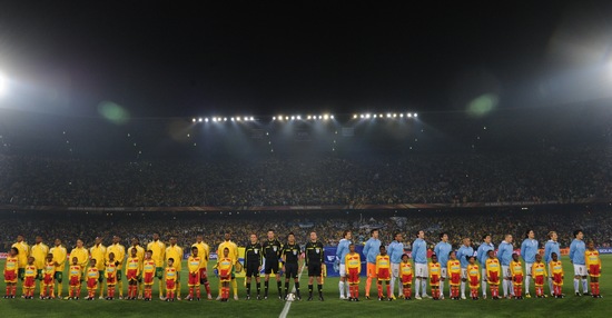 图文-[小组赛]南非VS乌拉圭 赛前入场仪式_图片