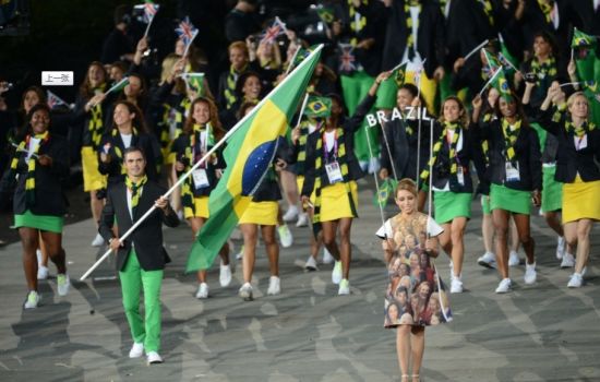 巴西代表团入场