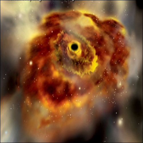 科学家发现宇宙最大黑洞质量为太阳180亿倍_