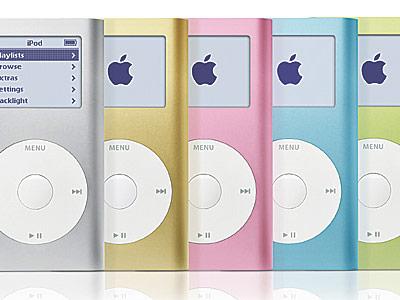 The IPod Mini of 5 kinds of color