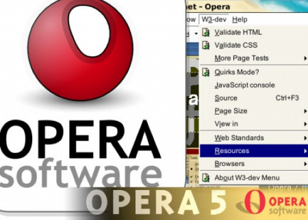 图为Opera浏览器界面 图为Opera浏览器界面