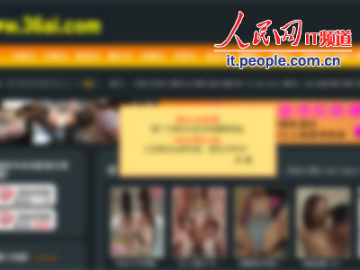 进入该网站，大量色情淫秽的图片以及视频不堪入目