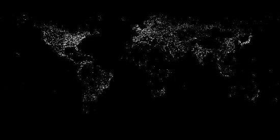 太空鸟瞰地球:月平线上升起新月形地球(图)_科