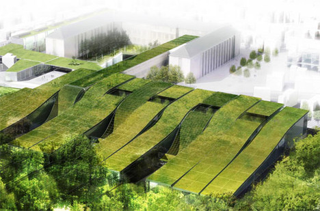 十二个环保建筑设计:迪拜太阳能垂直村(图)