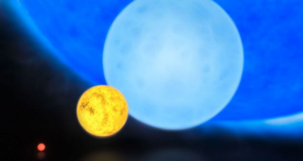 英科学家:发现比太阳亮1000万倍的超大恒星(图