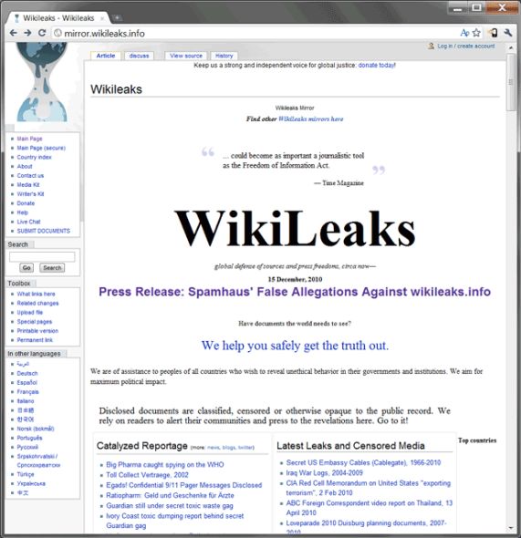 WikiLeaks.infoվսͼ
