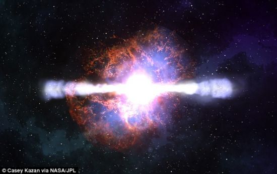 科学家称极超新星爆发可能摧毁外星生命(图)_