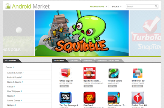 图片介绍:Android应用程序商店界面 图片介绍:Android应用程序商店界面