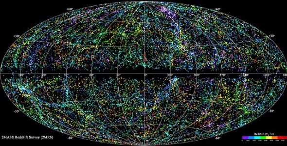 本月早些时候,另一组天文学家也公布了他们制作的3d宇宙巡天地图