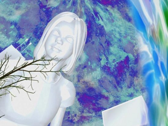 虚拟世界和现实世界中公园的地形几乎完全吻合，这才能避免使用者被绊倒的危险