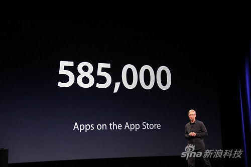 App Store已有58.5万款应用