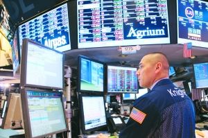 In the center of new York the Yang Bo of reporter of our newspaper of malic retailing shop inside the station is photographed